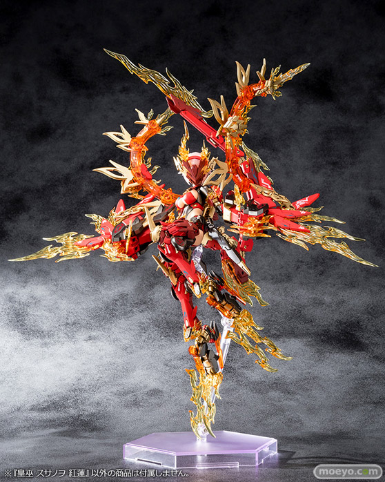 コトブキヤ メガミデバイス 皇巫 スサノヲ 紅蓮 プラモデル 浅井真紀 福元徳宝 株式会社ユニテック たすく 松村年信 鳥山とりを 雨間 08