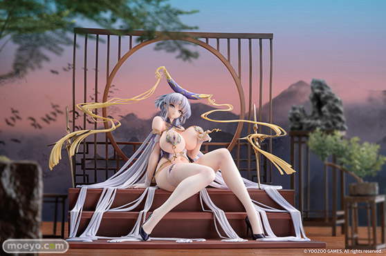 AniGift Echocalypse -緋紅の神約- レビヤタン ・ しなやかな百合の姿態ver. 時のアーク 茶多豚々 フィギュア 胸部チラ見せ画像 01