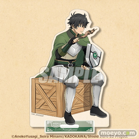 TVアニメ「盾の勇者の成り上がり Season 3」がくじ引き堂に登場！尚文、ラフタリア、フィーロが旅の途中で休息をとっているところがテーマの描きおろしイラストを使用した豪華景品が盛りだくさん！ 10