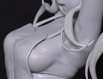 【宮沢展示会45】ベルファイン新作美少女フィギュア「あやかしトライアングル 香炉木恋緒」監修中原型が展示！