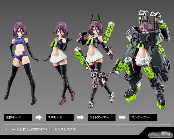 コトブキヤ メガミデバイス BUSTER DOLL タンク プラモデル 浅井真紀 福元徳宝 吉本アートファクトリー たすく 鳥山とりを 雨間 フィギュア 09