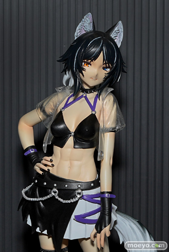 画像　フィギュア　サンプル　レビュー　ワンダーフェスティバル2023 [夏]　NyanNU 暴風中の紙飛行機
 05