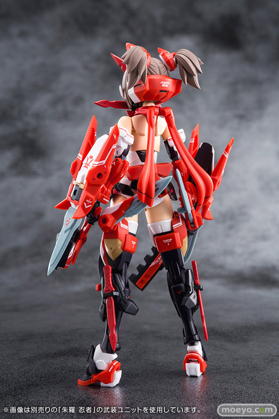 コトブキヤ メガミデバイス 朱羅 忍者 枢 浅井真紀 福元徳宝 雨間 プラモデル フィギュア 12