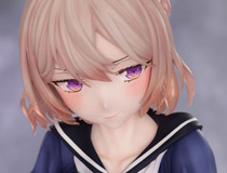 【アダルトフィギュア】オリジナルフィギュア『肉感男子シリーズ』より、乱れたセーラー服と黒のニーハイソックス姿の男のコ「肉感男子B」がビッグサイズな1/3スケールで新登場。