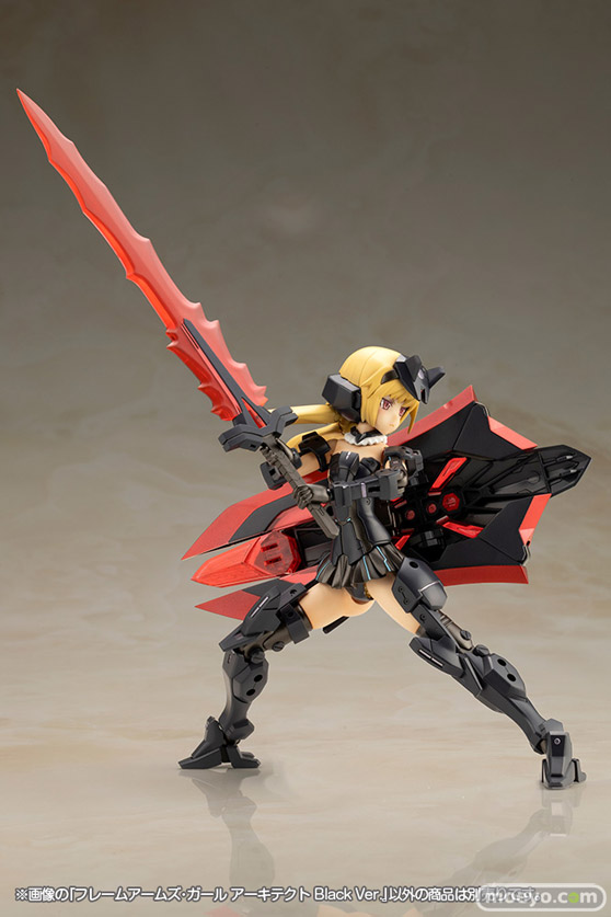 コトブキヤ フレームアームズ・ガール アーキテクト Black Ver. プラモデル 清水 康智 10