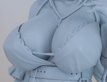 Wonderful Works新作美少女フィギュア「ドールズフロントライン DP-12 光の寓話Ver.」監修中原型が展示！