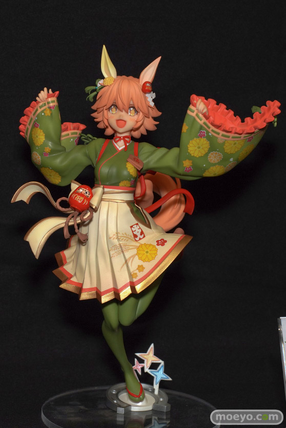 画像　フィギュア　サンプル　レビュー　ワンダーフェスティバル2024 [冬]　ねこみんと。 暴風中の紙飛行機
 09