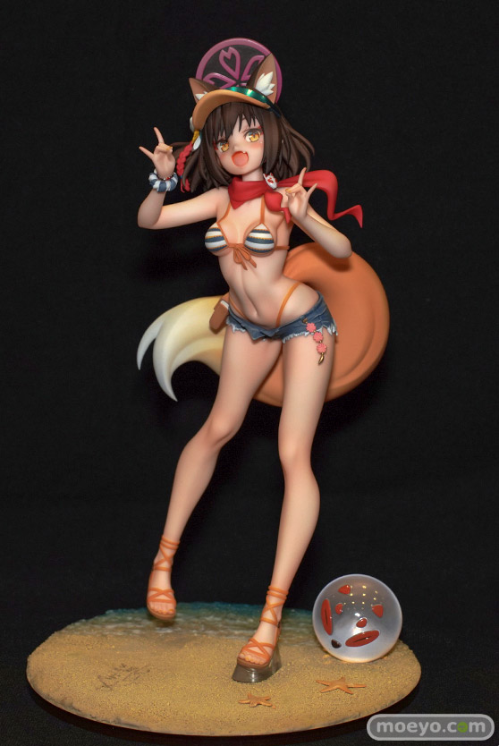 画像　フィギュア　サンプル　レビュー　ワンダーフェスティバル2024 [冬]　ねこみんと。 暴風中の紙飛行機
 13