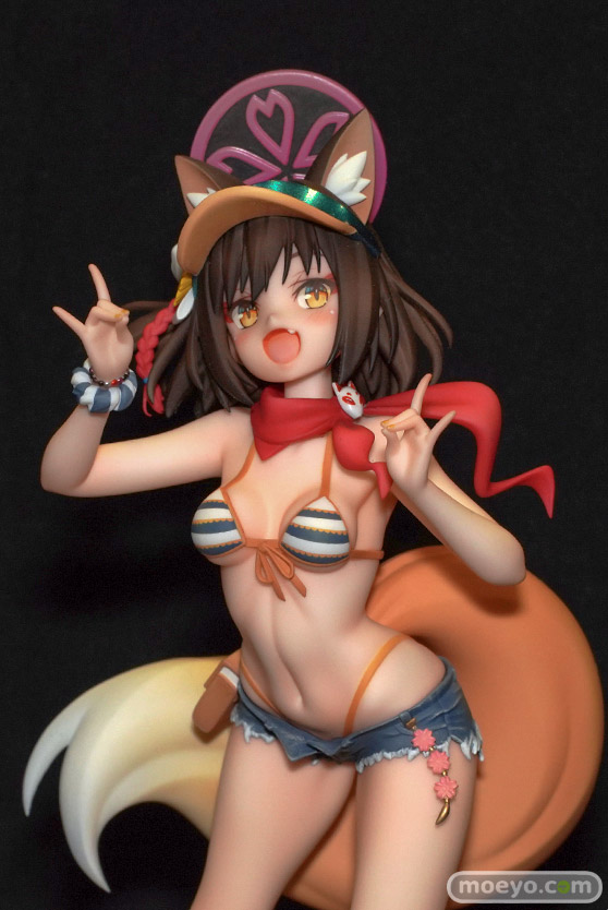 画像　フィギュア　サンプル　レビュー　ワンダーフェスティバル2024 [冬]　ねこみんと。 暴風中の紙飛行機
 14