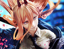 TVアニメ「チェンソーマン」より、血の魔人・パワーが1/4ポリストーン製スタチューで立体化