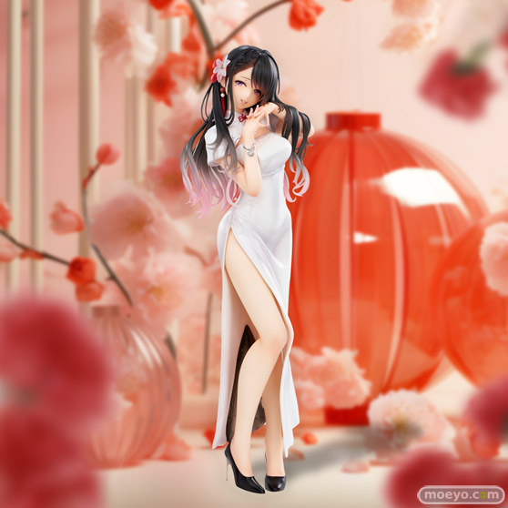 ユニオンクリエイティブ 大熊まいイラスト『癒し系白チャイナおねえさん』 toshi きぐさん En craft フィギュア 01