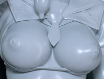 【エロホビ】【アダルトフィギュア】ばん！さんイラストを立体化！ロケットボーイ新作エロフィギュア「ROSSO NERO」製作中原型が展示！