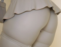 DIGIGIRL新作美少女フィギュア「地雷ちゃん、服がやぶれそう！」監修中原型が展示！