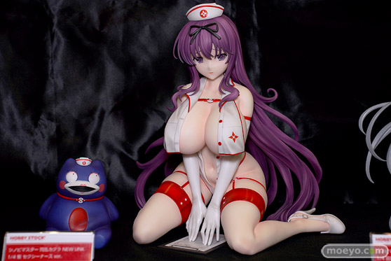ホビーストック シノビマスター 閃乱カグラ NEW LINK 紫 セクシーナース ver. じょんじ yozakura ウイング フィギュア 2024 冬 ホビーメーカー合同展示会 01