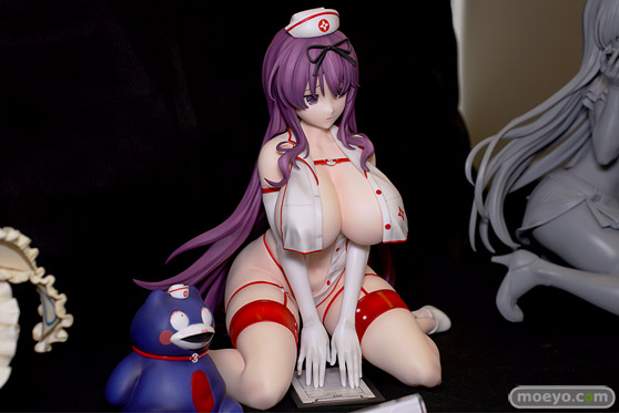 ホビーストック シノビマスター 閃乱カグラ NEW LINK 紫 セクシーナース ver. じょんじ yozakura ウイング フィギュア 2024 冬 ホビーメーカー合同展示会 02