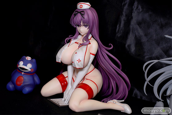 ホビーストック シノビマスター 閃乱カグラ NEW LINK 紫 セクシーナース ver. じょんじ yozakura ウイング フィギュア 2024 冬 ホビーメーカー合同展示会 03