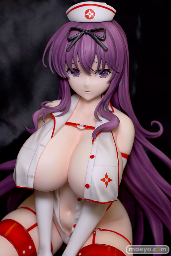 ホビーストック シノビマスター 閃乱カグラ NEW LINK 紫 セクシーナース ver. じょんじ yozakura ウイング フィギュア 2024 冬 ホビーメーカー合同展示会 04