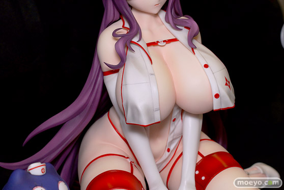 ホビーストック シノビマスター 閃乱カグラ NEW LINK 紫 セクシーナース ver. じょんじ yozakura ウイング フィギュア 2024 冬 ホビーメーカー合同展示会 07