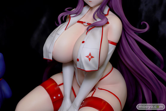 ホビーストック シノビマスター 閃乱カグラ NEW LINK 紫 セクシーナース ver. じょんじ yozakura ウイング フィギュア 2024 冬 ホビーメーカー合同展示会 08