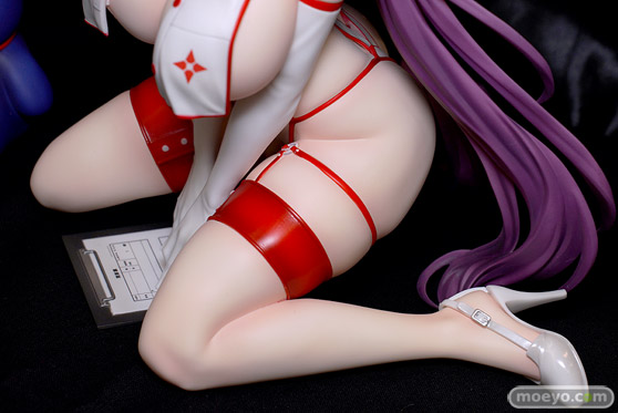 ホビーストック シノビマスター 閃乱カグラ NEW LINK 紫 セクシーナース ver. じょんじ yozakura ウイング フィギュア 2024 冬 ホビーメーカー合同展示会 13