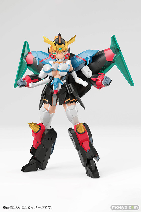 コトブキヤ クロスフレーム・ガール ガオファイガー 坂埜 竜 堀 克彦 西丸 芳弘  KOTOBUKIYA プラモデル 09
