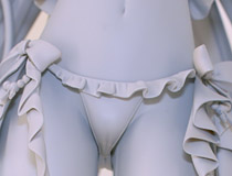 【WF2024冬】【アダルトフィギュア】チューベローズプラス新作エロフィギュア「サキュバス ルルム 水着ver. illustrated by 玉之けだま」監修中原型が展示！