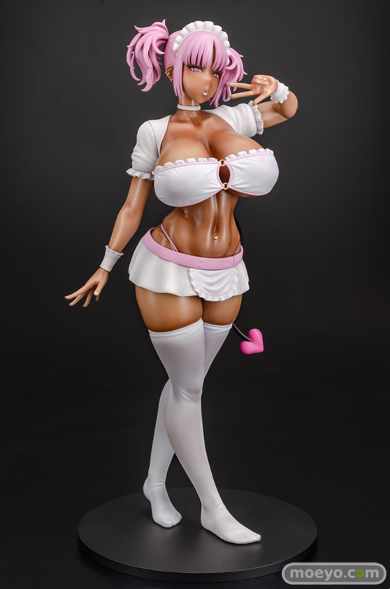 Q-six 黒ギャルメイド淫魔 ここあ Pink ver. ノルグレコ K2 MouseUnit エロ キャストオフ フィギュア 02