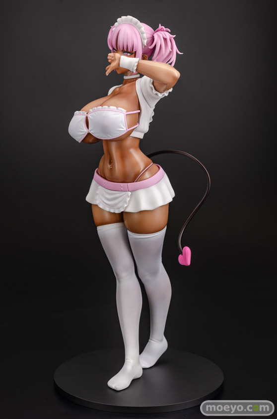 Q-six 黒ギャルメイド淫魔 ここあ Pink ver. ノルグレコ K2 MouseUnit エロ キャストオフ フィギュア 08