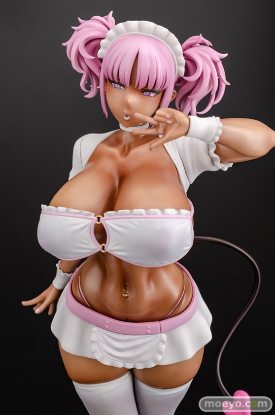 Q-six 黒ギャルメイド淫魔 ここあ Pink ver. ノルグレコ K2 MouseUnit エロ キャストオフ フィギュア 12