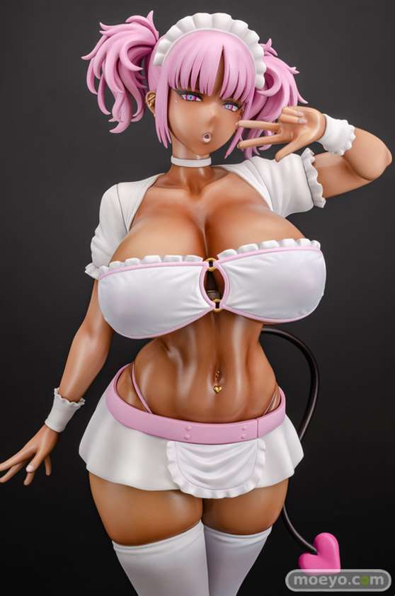 Q-six 黒ギャルメイド淫魔 ここあ Pink ver. ノルグレコ K2 MouseUnit エロ キャストオフ フィギュア 14