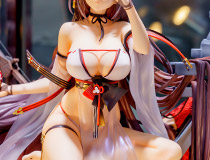 APEX新作美少女フィギュア「アズールレーン 天城 走水静蓮Ver.」彩色サンプルがアキバで展示！