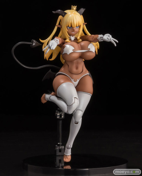 セカンドアックス ネイティブ SECOND AXE式❤HENTAI ACTION サキュバス女王 リズベット~褐色ver.~ 朝凪 ベンチマアク エロ フィギュア キャストオフ 01