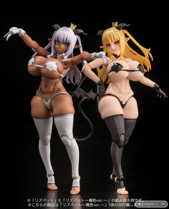 セカンドアックス ネイティブ SECOND AXE式❤HENTAI ACTION サキュバス女王 リズベット~褐色ver.~ 朝凪 ベンチマアク エロ フィギュア キャストオフ 12