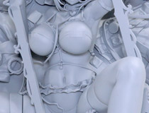 【WF2025冬】【アダルトフィギュア】のくちゅるぬ新作美少女フィギュア「comicアンスリウム 10周年記念号 カバーイラスト ミネット illustrator：だにまる」監修中原型が展示！