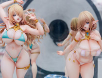 「セシル/ククル 沐浴着ver.」「樫野」など 秋葉原の新作フィギュア、グッズ展示の様子「あみあみ 秋葉原ラジオ会館店（01）」（2025年4月5日）