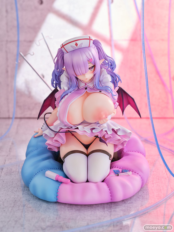 のくちゅるぬ 『コミックアンリアル Vol.98』カバーイラスト 地雷系サキュバスナース 七森綾乃 Illustrated by しおこんぶ 永野健民 PLAMODE エロ キャストオフ フィギュア 01