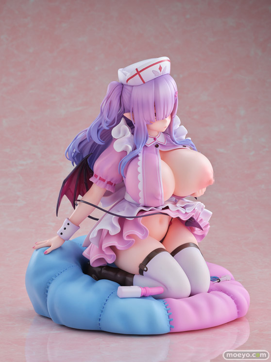 のくちゅるぬ 『コミックアンリアル Vol.98』カバーイラスト 地雷系サキュバスナース 七森綾乃 Illustrated by しおこんぶ 永野健民 PLAMODE エロ キャストオフ フィギュア 11