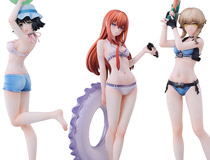 「【特典】STEINS；GATE 牧瀬紅莉栖＆椎名まゆり＆阿万音鈴羽 水着Ver. セット 1/7 完成品フィギュア」など あみあみ新作フィギュア・ホビー予約開始情報！
