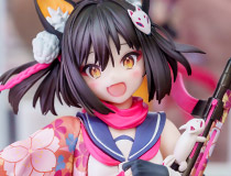 ウイング新作美少女フィギュア「ブルーアーカイブ -Blue Archive- イズナ」彩色サンプルがアキバで展示！