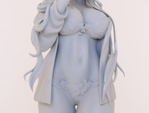 【WF2025冬】ASCENDIA新作美少女フィギュア「Machi パジャver.」監修中原型が展示！