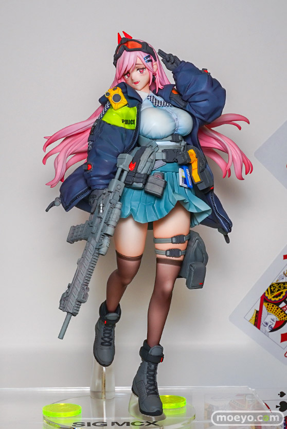 画像　フィギュア　サンプル　レビュー　ワンダーフェスティバル2025 [冬]　BurstStep momo+　ソフトシェルクラブ。
 01