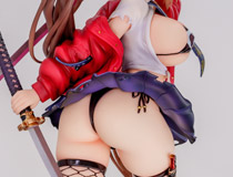 Charm新作美少女フィギュア「「不撓不屈」(絵師100人展 12) 秘技二刀流 影縫舞」彩色サンプルが展示！