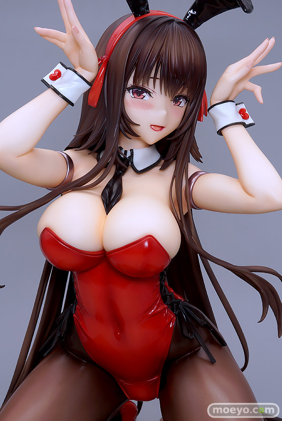 カーニバル 1/4スケールフィギュア　アマカノ2+　黒姫結灯　バニースーツver. きんぐさーもん muni エロ フィギュア キャストオフ A11