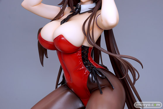 カーニバル 1/4スケールフィギュア　アマカノ2+　黒姫結灯　バニースーツver. きんぐさーもん muni エロ フィギュア キャストオフ A18