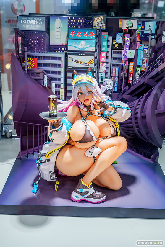 秋葉原の新作フィギュア展示の様子2025年6月28日 あみあ冥途武装：Ax パイン 黒姫結灯 13