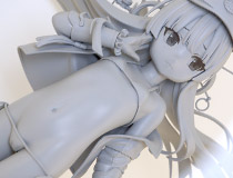 【WF2025冬】オーキッドシード新作美少女フィギュア「まいてつLast Run!! ハチロク」監修中原型が展示！