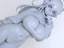 【スマイルフェス2025】Solarain新作美少女フィギュア「すーぱーそに子 エクササイズ Ver.」監修中原型が展示！