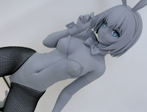 【スマイルフェス2025】フリーイング新作美少女フィギュア「デート・ア・ライブV 鳶一折紙 バニーVer.」監修中原型が展示！