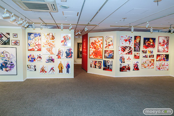 ワダアルコ展 Fate & Fate/EXTRA ART WORKS -flower parade- 会場の様子 13