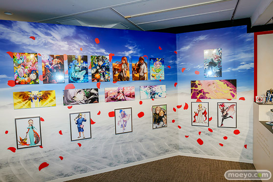 ワダアルコ展 Fate & Fate/EXTRA ART WORKS -flower parade- 会場の様子 15